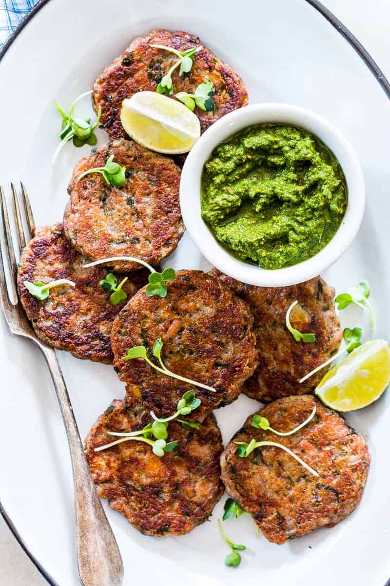 Kachhe kele ke kebab are made with raw bananas or green plantains and are a healthy and nutritious snack, particular during Navratri. Check out this easy recipe which is also vegan and gluten free!