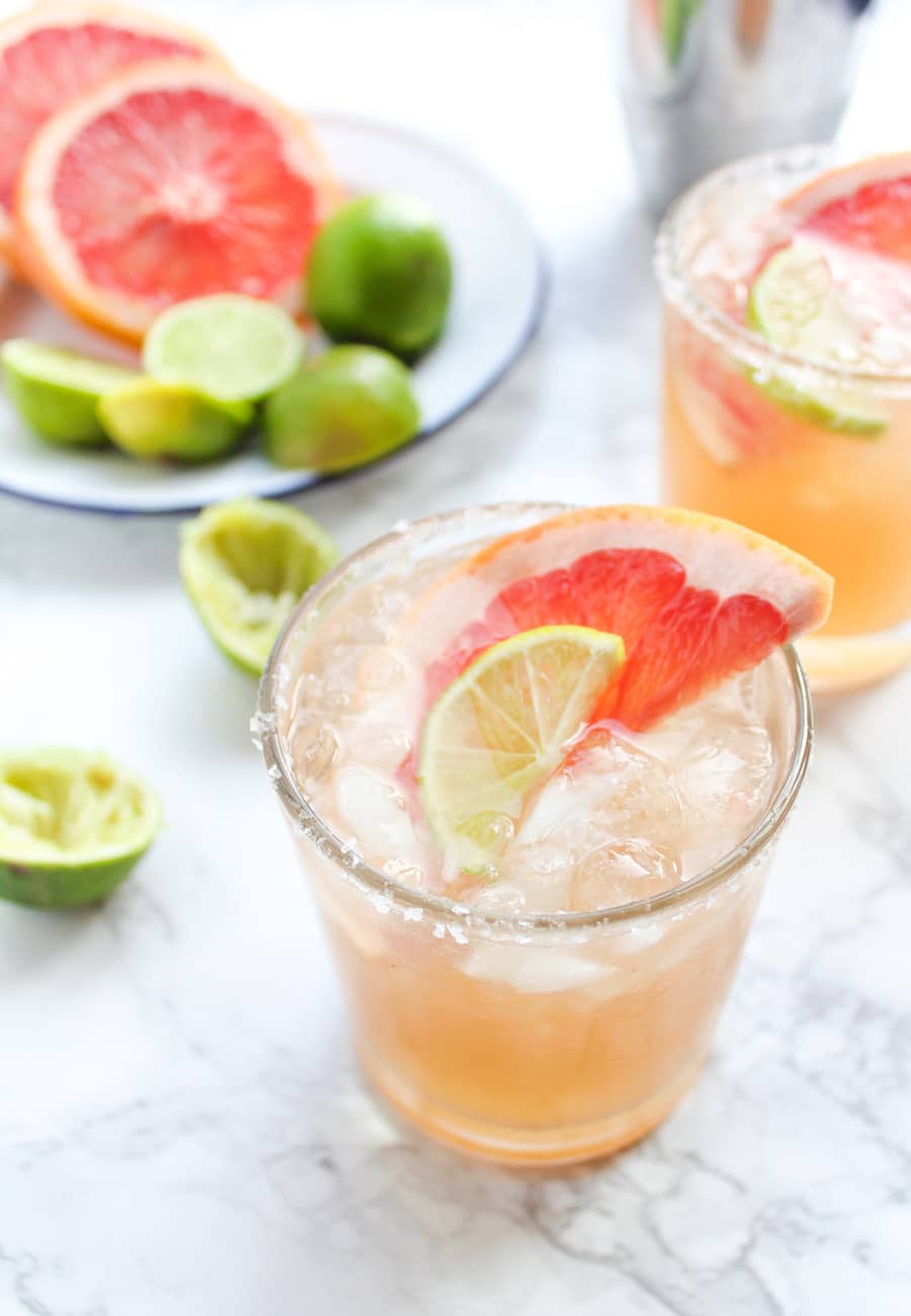 A Paloma cocktail is a classy drink usually made with tequila and grapefruit soda, but this one has a ginger beer twist to it